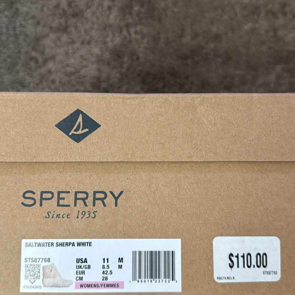 Sperry Saltwater Sherpa Boots - Cream